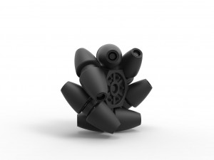 Mecanum wheel 3D 打印模型