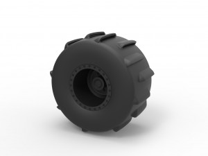 Mud wheel 3D 프린트 모델