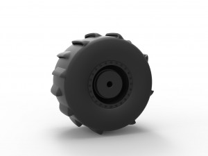 Mud wheel 3D Print Model
