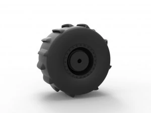 Mud wheel 3D Print Model
