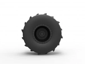 Mud wheel 3D Print Model