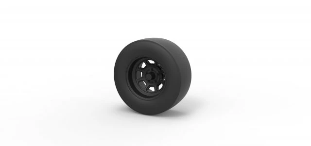 Nascar wheel 3D Print Model .c4d .max .obj .3ds .fbx .stl .blend 