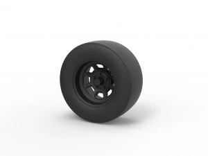 Nascar wheel 3D Print Model