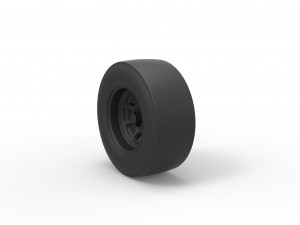 Nascar wheel Model Cetak 3D