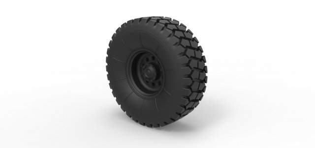 Offroad truck wheel 2 3D 프린트 모델 .c4d .max .obj .3ds .fbx .stl .blend 