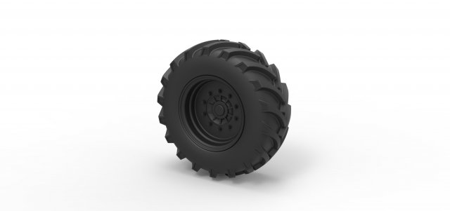 Offroad wheel 5 3D Print Model .c4d .max .obj .3ds .fbx .stl .blend 