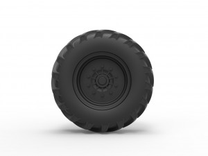 Offroad wheel 5 3D Print Model