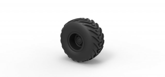 Offroad wheel 6 Modelo de impresión 3D .c4d .max .obj .3ds .fbx .stl .blend 