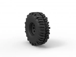 Offroad wheel 11 3D Print Model