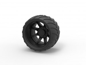 Offroad wheel 13 Model do druku 3D