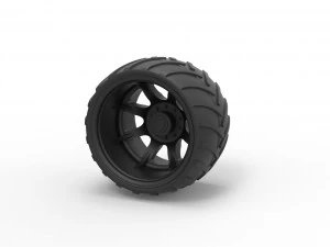 Rueda todoterreno 13 Modelo de impresión 3D