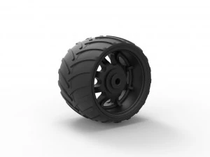 Offroad wheel 13 3D Print Model