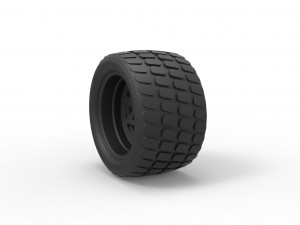 Offroad wheel 14 3D Print Model