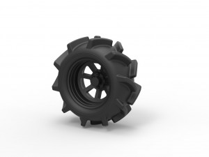 Offroad wheel 15 3D 프린트 모델