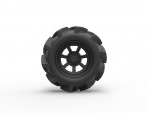Offroad wheel 15 3D Print Model