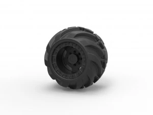 Offroad wheel 16 3D Print Model