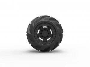 Offroad wheel 16 3D Print Model