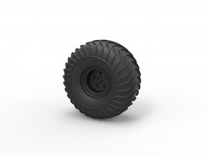 Offroad wheel 17 3D Print Model