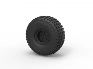 Roda off-road 18 Modelo de Impressão 3D