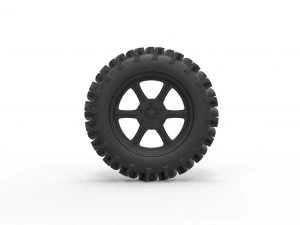 Offroad-Rad 20 3D Druckmodell