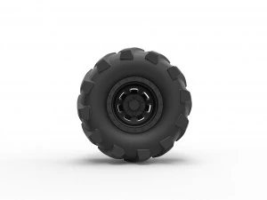 Offroad wheel 21 3D Print Model