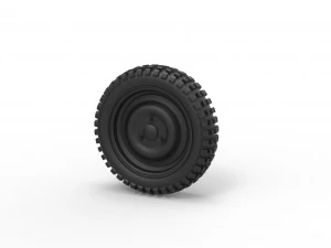 Roda off-road 24 Modelo de Impressão 3D