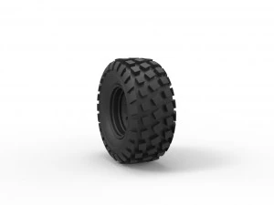 Offroad wheel 25 3D Print Model