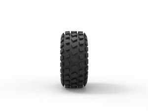 Offroad wheel 25 3Dプリントモデル
