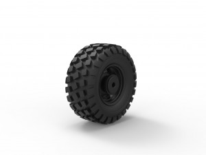 Offroad wheel 25 3Dプリントモデル