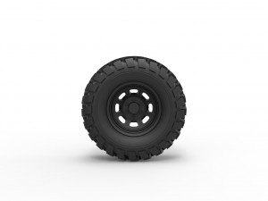Offroad wheel 25 3Dプリントモデル