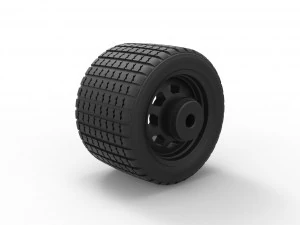Offroad wheel 26 3D Print Model