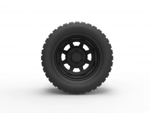 Offroad wheel 26 3D Print Model