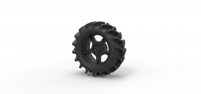 Offroad wheel 27 3D 프린트 모델 .c4d .max .obj .3ds .fbx .stl .blend 