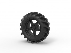 Offroad wheel 27 3D Print Model