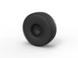 Offroad wheel 28 3D Print Model