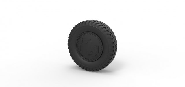 Offroad wheel 31 3D Print Model .c4d .max .obj .3ds .fbx .stl .blend 