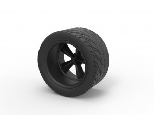 Rear sport wheel Model do druku 3D