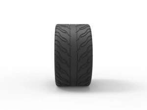 Rear sport wheel 3D Print Model