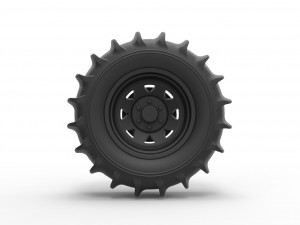 Rear wheel for dune buggy Modèles 3D en vedette