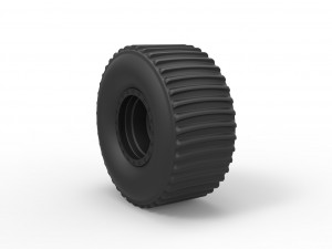 Rear wheel from dirt dragster 3Dプリントモデル