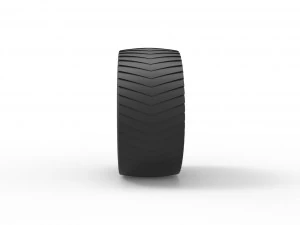 Rear wheel from pulling tractor 3D Print Model