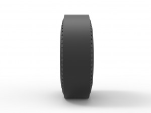 Rear wheel of old school dragster Model Cetak 3D