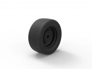 Sport wheel 5 3D Print Model