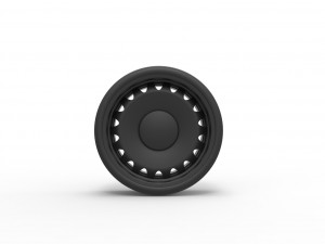 Sport wheel 6 3D-Druckmodell