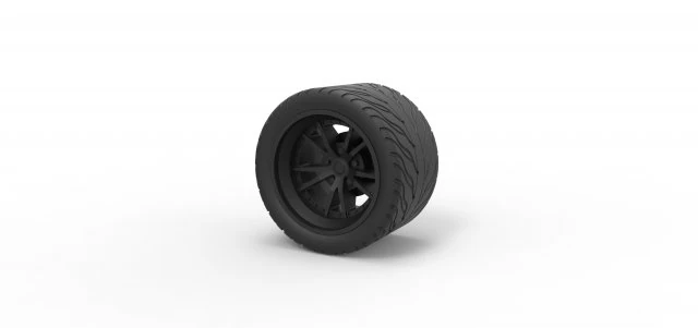 Sport wheel 8 3D Print Model .c4d .max .obj .3ds .fbx .stl .blend 