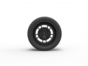 Sport wheel 8 Model do druku 3D