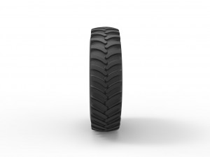 Tractor wheel 3D Print Model