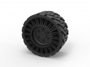 Twheel from front loader Modelo de Impressão 3D