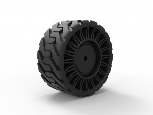 Twheel from front loader 3D-printmodel