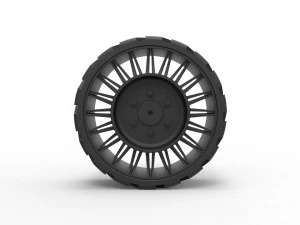 Twheel from front loader 3D Print Model